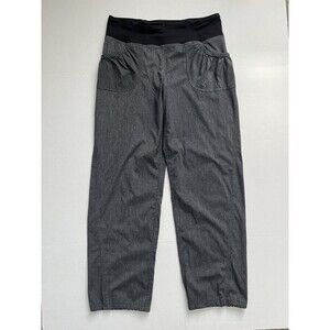 Prana Pants Womens Size L Grey Summit Pull On Nylon Gorpcore yoga joggers